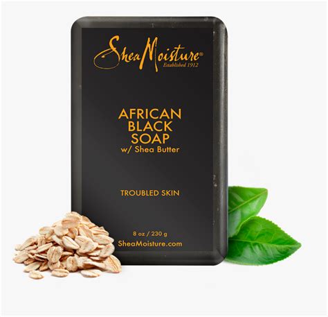 African Black Soap - Shea Moisture African Black Soap For Oily Skin, HD ...