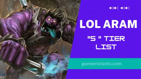 LoL ARAM Tier List Best Champs (2024) - Gameinstants