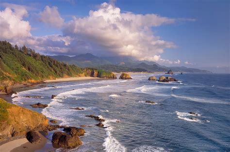 Canon Beach from Ecola State Park Oregon - Alan Majchrowicz Photography