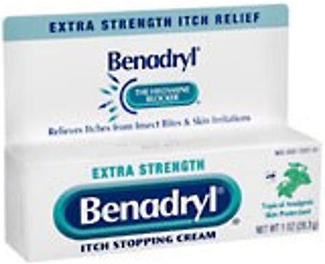 Benadryl Cream Extra Strength 1 ounce - drugsupplystore.com