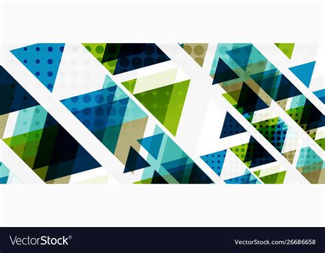 Triangle geometric abstract composition Royalty Free Vector