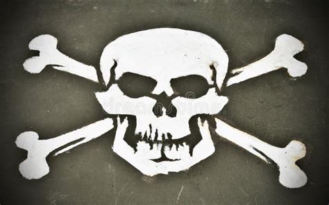 Skull and Crossbones Flag stock photo. Image of bone, eyepatch - 1990