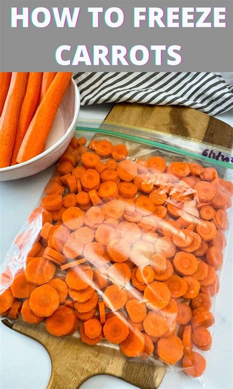 How To Freeze Carrots - Healthier Steps