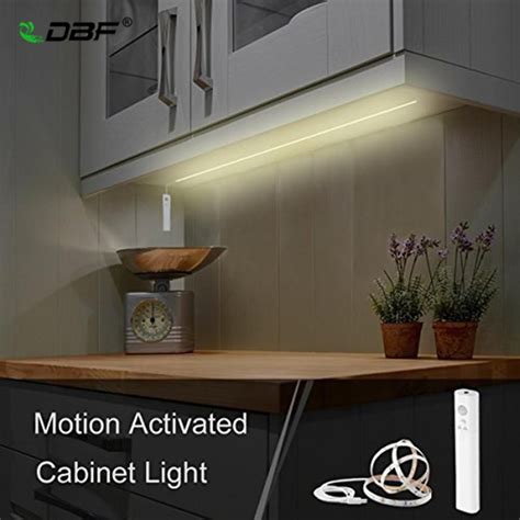 DBF Under Cabinet Lighting, Battery Operated/USB Rechargeable Motion ...