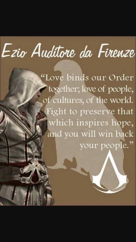 Assassin's creed 2 Ezio auditore de firenze | Firefighter quotes, Creed ...