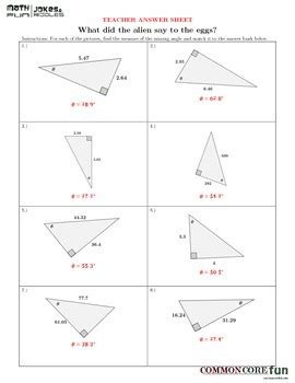 Soh Cah Toa Worksheet - SOH-CAH-TOA Solve It ~ 3 Sine Cosine & Tangent ...