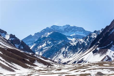 Premium Photo | Panoramic view of the aconcagua national park