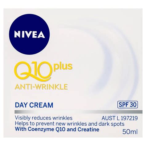 NIVEA Nivea Q10 Plus anti-Wrinkle Day Cream spf30 reviews, photos ...