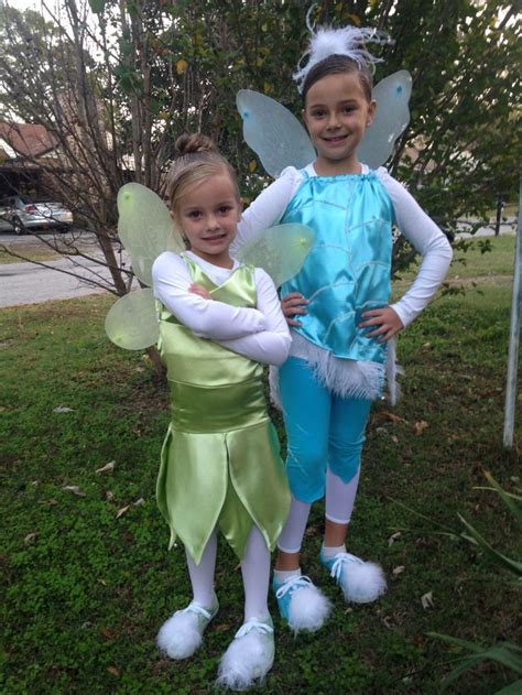 Tinker Bell and Periwinkle sister Halloween Costumes. Disney Fairies ...