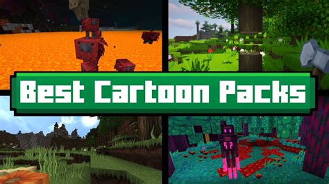 Cartoon Texture Packs • Top 5 Best Cartoon Resource Packs for Minecraft ...