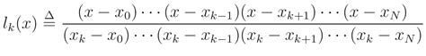 Lagrange Interpolation