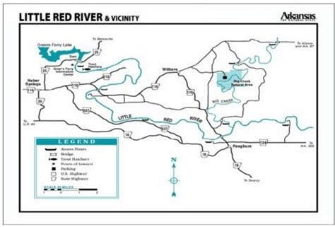 The Fly Fishing Chronicles of the Little Red River: Map of the Little ...