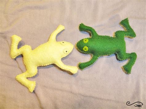 Frog felt frog frog pattern frog PDF animal pattern felt