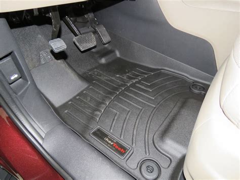 2021 Honda Pilot WeatherTech Front Auto Floor Mats - Black