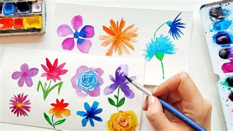 Easy Watercolor Flower Painting For Beginners - Amanda Gregory's ...