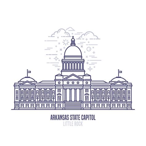 75 Arkansas State Capitol Symbol Images, Stock Photos, 3D objects ...