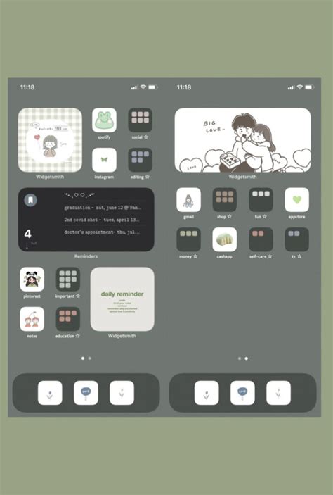 my ios14 layout 🍇 | Iphone photo app, Iphone app layout, Ios app iphone