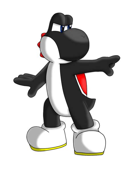 Just a Black Yoshi by Jei-ice on DeviantArt