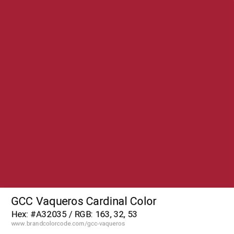 GCC Vaqueros Brand Color Codes » BrandColorCode.com