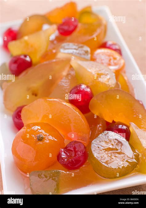 Plate of Mustard Fruits Stock Photo - Alamy