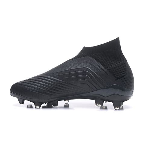 adidas New Predator 18+ FG Soccer Cleats All Black