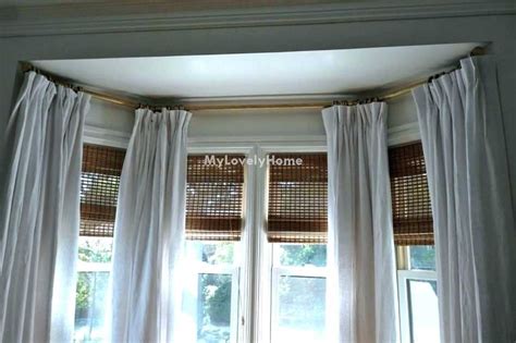 5 Sided Bay Window Curtain Rod Pictures Ideas - My Lovely Home