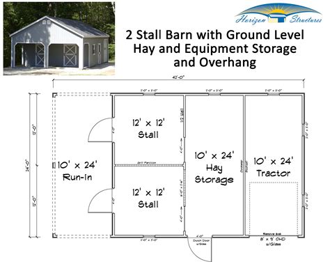 3 Stall Horse Barn - Our monitor style horse barns gives you stall ...