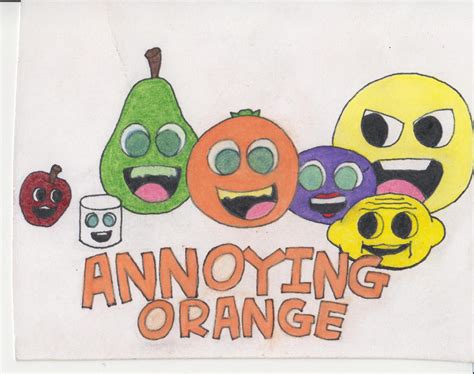 Annoying Orange by PacDragon on DeviantArt