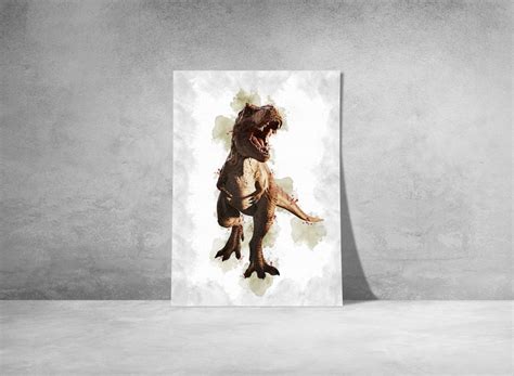 T-REX POSTER Dinosaur Poster Tyrannosaurus Rex Poster - Etsy