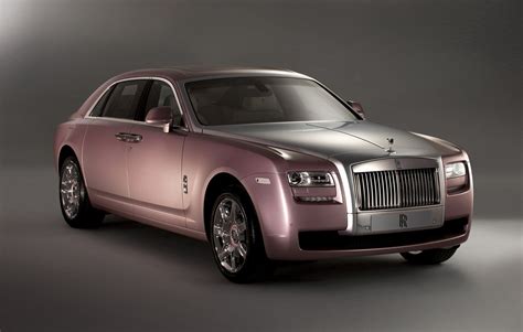 2012 Rolls Royce Ghost Matte Black and Rose Quartz ~ Cars