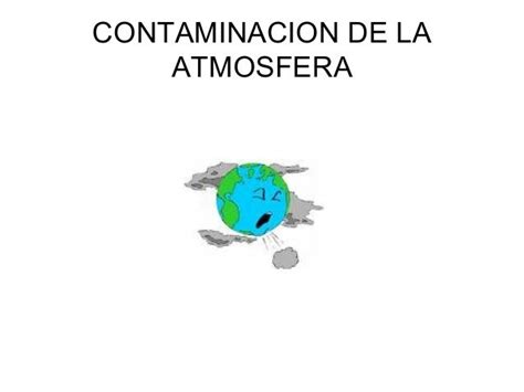 Contaminacion de la atmosfera