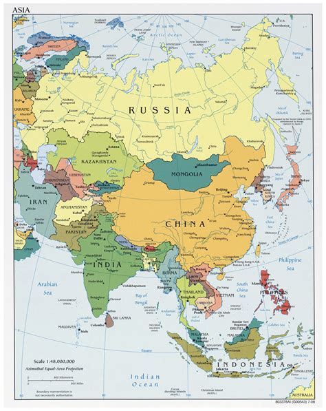 Map Of Monsoon Asia Countries