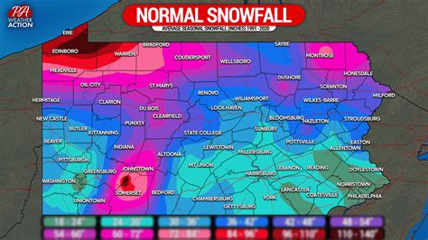 Average Snowfall in PA: From 18 Inches to Over 12 FEET Of Snow, Where ...