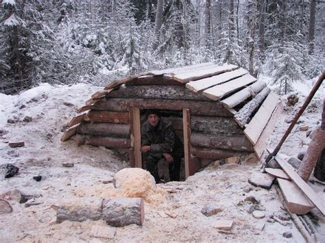 Bushcraft Winter Shelter