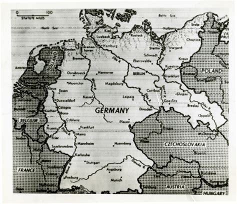 Map of 1937 Germany, published in 1945 | The Digital Collections of the ...