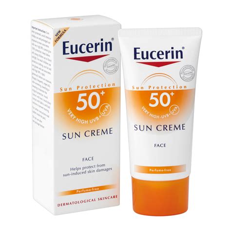 Eucerin Sun Face Cream SPF50 50ml | Water Resistant Sun Protection Cream