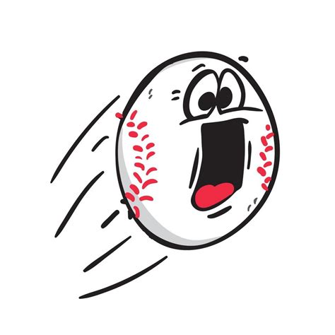 Screaming Homerun Baseball 13191808 Vector Art at Vecteezy