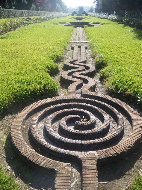 Image may contain: plant, grass, outdoor and nature | Labyrinth garden ...