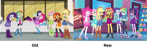 Rainbooms Outfits Old and New by DarkMagicianmon on DeviantArt