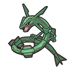 Shiny Rayquaza Sprite