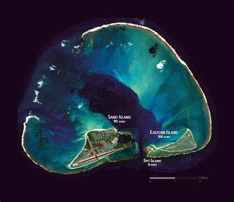 Detailed satellite map of Midway Atoll - 2008 | Midway Islands ...