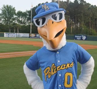 Splash, Myrtle Beach Pelicans mascot; Class A-Advanced Carolina League ...