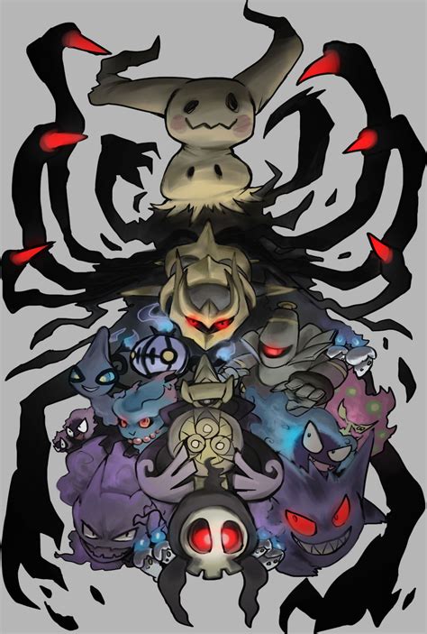 Ghost Pokemon by Foxeaf on DeviantArt