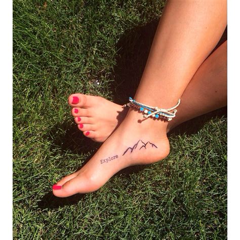 Explore. Inside foot tattoo | Foot tattoo, Butterfly ankle tattoos, Tattoos