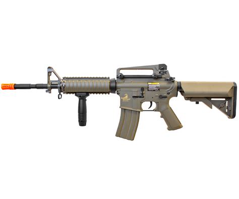 Lancer Tactical M4A1 RIS Airsoft Gun AEG Assault Rifle - Tan ...