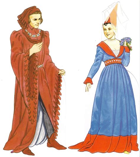 Paper Dolls Again | Medieval clothing, Middle age fashion, Gothic costume