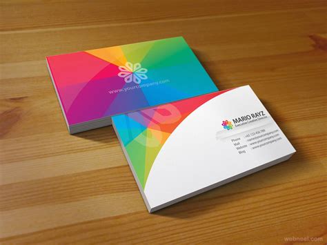 Colorful Business Card Design 20 - Full Image