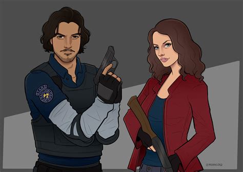 Leon and Claire (movie), fanart by me : r/residentevil