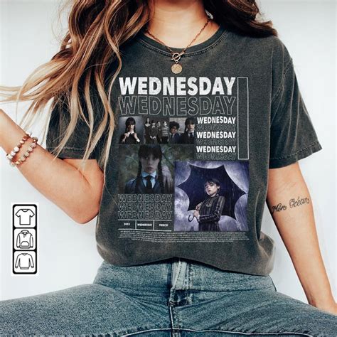 Wednesday Merch Movie Shirt Wednesday Movie 90s Retro Vintage - Etsy Canada