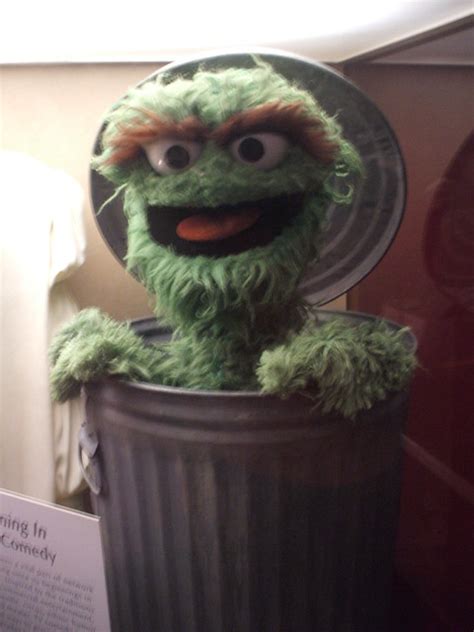 Oscar the Grouch puppet | Flickr - Photo Sharing!